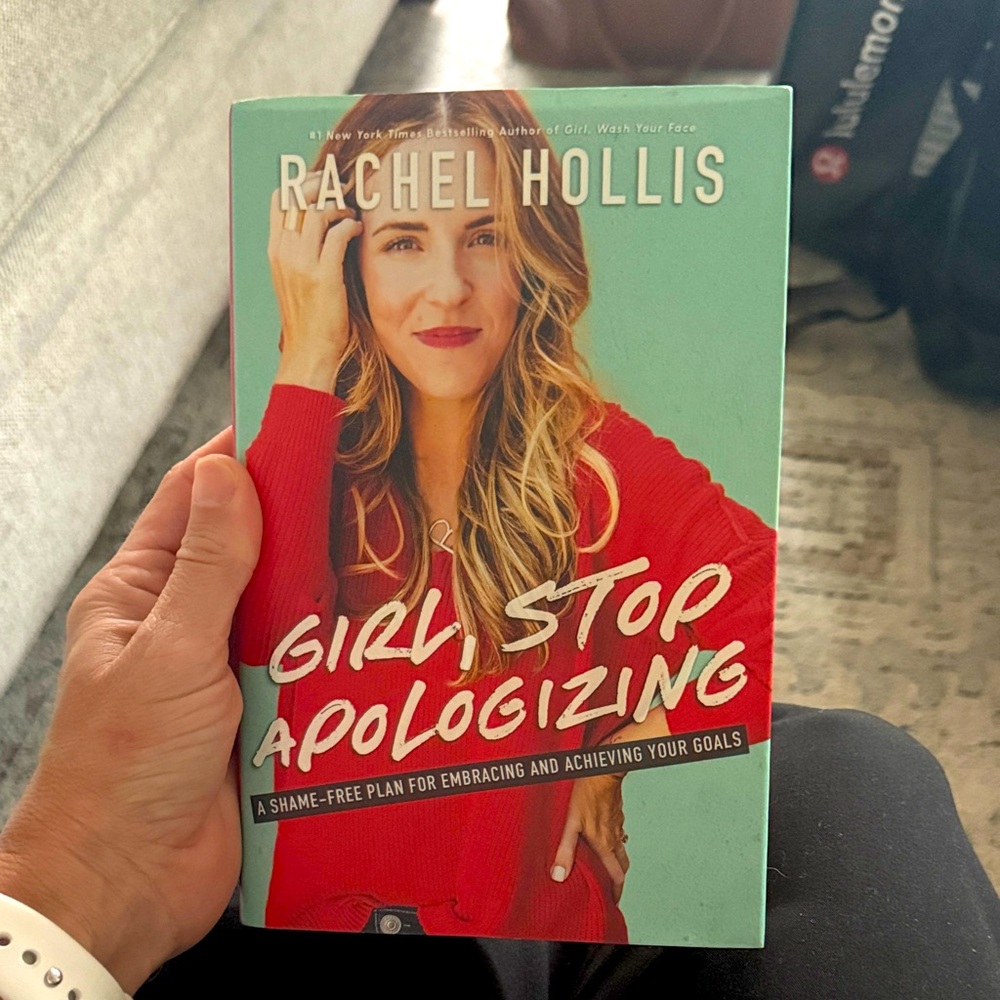 Rachel Hollis 'Girl, Stop Apologizing' Book - Red Cover
